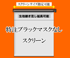 スクリーンの特注