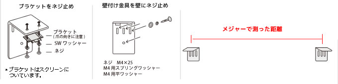 壁付けの場合