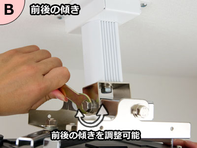 前後の傾き