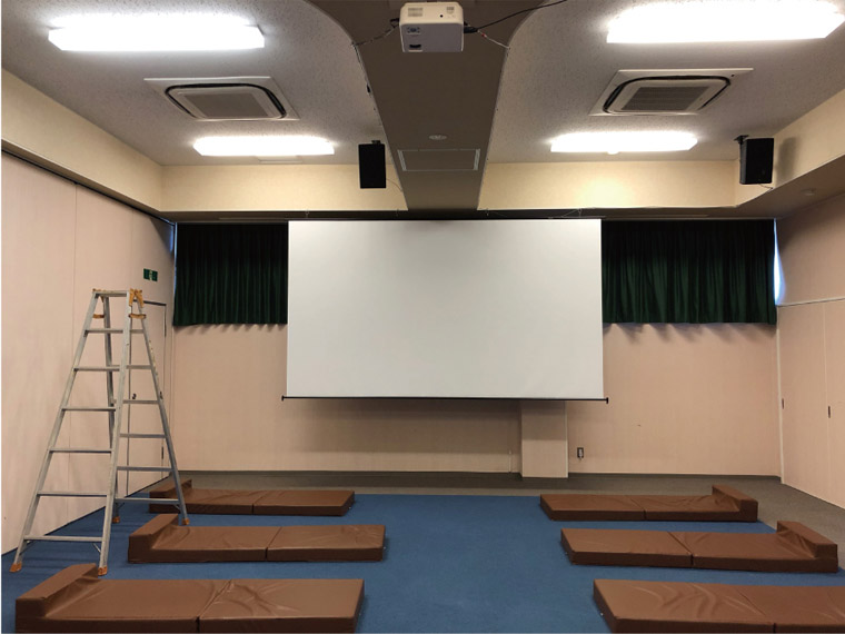 まるで映画館のような大画面に感動！