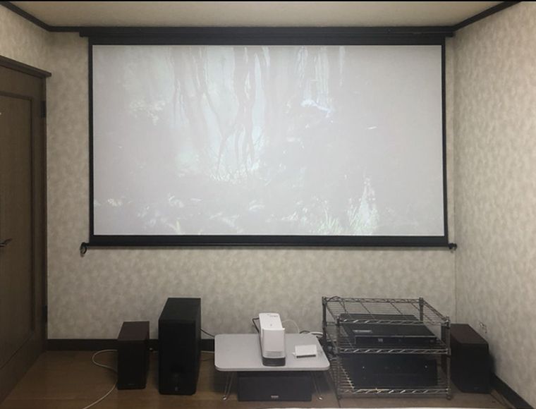 今まで、たわみが気になり映画に集中出来なかった・・・