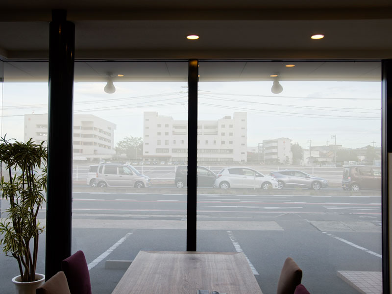 店内からの見え方