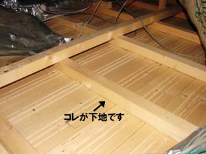 下地です